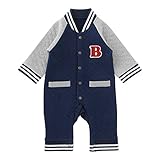 (チャックル) chuckle *ボンシュシュ*スタジャン風格子キルト長袖前開きカバーオール ネイビー 80cm P2972-80-31