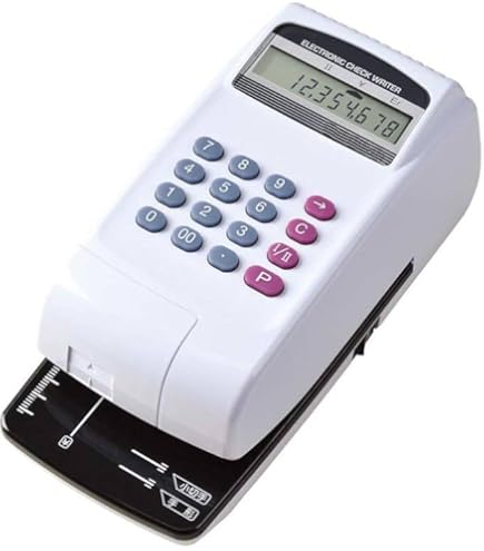 Amazon | マックス 電子チェックライタ 8桁 コードレスタイプ EC-310C