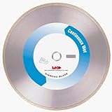 MK Diamond 137166 MK-200 Premium 10-Inch Wet Cutting Continuous Rim Saw Blade with 5/8-Inch Arbor fo
