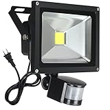 FAISHILAN センサーライト 20WLED投光器 LEDフラッドライト 人感センサー玄関 照明 省エネ 長寿命 防水対応 防犯 防災用 作業灯 屋外センサー投光器 昼白色 防水照明 駐車場 玄関