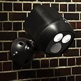 Motion Sensor Light, Rixow Weatherproof LED Spotlight, Bright Wireless Batteries Powered Outdoor Mot