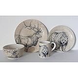 16-piece動物食器セット