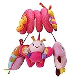 merssavoかわいい赤ちゃん幼児ソフトRattleおもちゃベビーカーカーシートCot HangingベルBee