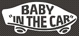 ステッカータウン VANS風 BABY IN THE CAR ベビーインカー B ホワイト