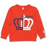 BABYDOLL（ベビードール） バイカラー王冠トレーナー 子供服 ベビー 140cm レッド