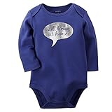 カーターズ Carter's ロンパース ボディスーツ 長袖 綿100% Still Living At Home Bodysuit 24M (83-86cm)