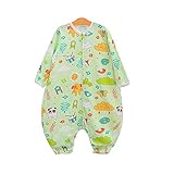 エルフ ベビー(Fairy Baby)赤ちゃん用スリーパー 冷房対策 寝冷え防止 着る布団 寝袋春夏用 M グリーン