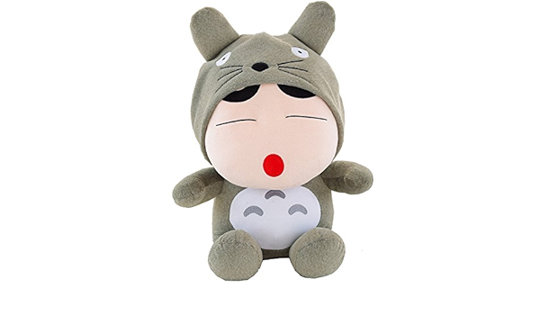 Amazon クレヨンしんちゃん トトロ服 新之助 あくびをしている おもちゃ ３５ｃｍ ぬいぐるみ おもちゃ