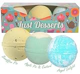 FUN BATH BOMB GIFT SET FOR KIDS: Includes 3 Extra Lush Large (6oz/180g) Bombs. Makes A Great Birthda