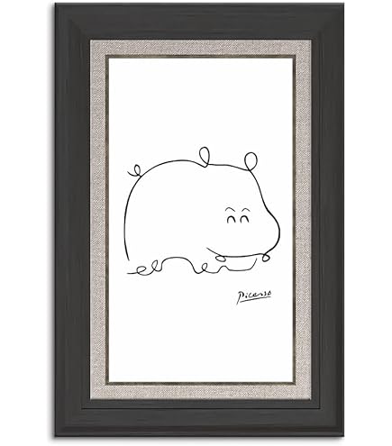 【24時間以内発送可！】ピカソ・OLUNDA・アート額装画　(動物画5体) 24時間以内発送可！】ピカソ・OLUNDA・アート額装画 (動物画5体