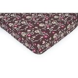 Cocalo Baby Taffy Fitted Crib Sheet- Brown/Pink by Cocalo [並行輸入品]