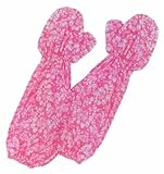 ユニワールド 花柄腕カバー 手甲付き フリーサイズ U45-4