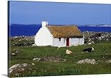 The Irishイメージコレクションプレミアムシックラップキャンバス壁アート印刷題名near Ballyconneely、Connemara Coゴールウェイ、アイルランド 48" x 32" 21