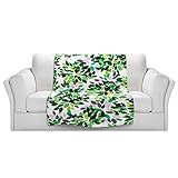 ブランケットウルトラソフトFuzzy 4サイズ！DIANOCHEデザインからby Julia Di Sano DahliaドットIVホームDecor Unique Designer芸術的スタイリッシュ