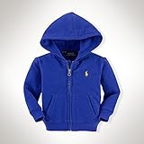 ラルフローレン 定番　ポニー　ジップ　パーカー ポロ　ralph lauren　ボーイズ　ラルフ 男女兼用 (24M, ロイヤルブルー) 並行輸入品