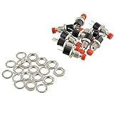 Cewaal PBS-110 モーメンタリスイッチ ON / OFFスイッチ マイクロプッシュボタン ミニ 信頼性のある 専門家