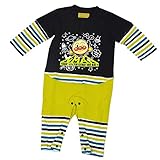 アンパンマン のびーる素材 フェイクレイヤード カバーオール ANPANMAN （ブラック80cm）