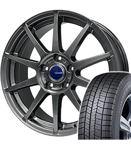 【DUNLOP WM02 205/60R16】スタッドレス【ホンダ ステップワゴン スパーダ 純正ホイール 16インチ 6J5HPCD114.3+50】　(MTJ186) クレジットカード QRコード決済可能 Amazon | 【適合車種:ホンダ ステップワゴン スパーダ(RP6～8 94以下は