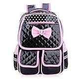 Abshoo Child School Bookbag Cute Kids School Backpacks for Girls (Black) [並行輸入品]