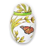 Beautiful Life Urns GardenバタフライCremation Urn Keepsake AOS1241-T