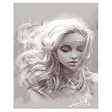 TOOGOO ( R ) Girl DIY oilペイントペイントby Number kit-dream 16 x 20インチ(フレームレス)