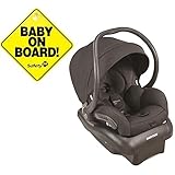 Maxi-Cosi IC277BIZK Mico 30 Infant Car Seat - Black With Baby On Board Sign by Maxi-Cosi