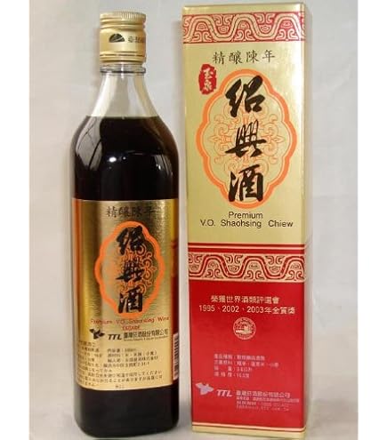 Amazon.co.jp: 台湾陳年紹興酒 （熟成8年） 600ml (2本セット) : 食品