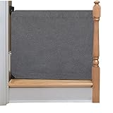 The Stair Barrier - Wall-to-Banister Baby/Pet Gate - Heather Grey by The Stair Barrier