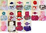Pic 1 Set of New Born Infant Baby-girls Diaper Cover Bloomer 0-24 Months by Cute baby girl