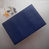 使い勝手のいい【神戸御影ムーンデザイン 母子手帳収納ケース】(金具なしタイプ) (0551 ブルーエンボス)