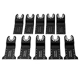 10個点セット ブレード カットソー マルチツール用 替刃 先端工具 ブラック