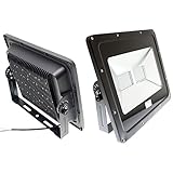 【玄人向け】IP65防雨形LED投光器（100Wタイプ） AC100-200V対応【薄型】(2個セット)