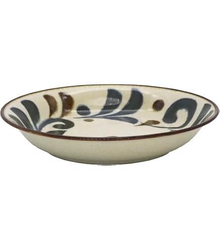 Amazon.co.jp: 山田義力 琉球織部 大皿 希少 27.5cm やちむん 沖縄陶器