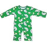 韓国 子供服 キッズ インポート スワン柄 グリーン ロンパース 春 spring 夏 summer 秋 autumn 冬 winter オールシーズン All seasons かわいい 可愛い ベビ