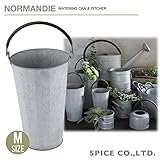 SPICE ハンドルブリキフラワーバケツ Mサイズ NORMANDIE HUY601M