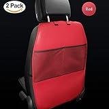 HCMAX 2パック 車キックマット キッズ車オートシートバックプロテクターカバーのため子供キックマット泥クリーナーカーアクセサリーシートカバー 100 %防水