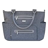 JJ Cole Caprice Diaper Bag, Gray Heather by JJ Cole [並行輸入品]