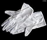 10ペアgl3ノンスリップ作業手袋ホワイトライト重量手袋 – サイズMedium Stretchable