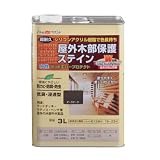 アトムハウスペイント 水性ウッドエバープロテクト(耐久ステイン) 3L ダークオーク