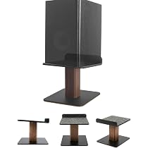 卓上スピーカースタンド2台1組ペア 高さ13cm ウォールナット無垢材未使用美品 Amazon | 卓上スピーカー台 2台1組ペア 高さ13cm 卓上 小型