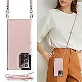 Galaxy Note20 Ultra 5G スマホ ケース 肩掛け 首かけ 斜めがけ ショルダー ケース 縄掛け Galaxy Note20 Ultra スマホ 手帳型 ケース Galaxy Note20 Ultra 5G ケース 手帳型 Galaxy Note20 Ultra case【RFID機能】財布 ケース 上質PUレザー【マグネットダブルデザイン】Galaxy Note20 Ultra 5G スマホ携帯ケース ケース 付きの専属ストラップ同梱なので 強磁性 ファスナースタイル Galaxy Note20 Ultra 財布型 カバー おしゃれ 耐汚れ カード収納 磁気閉鎖 内蔵マグネット 衝撃吸収 取り外し可能 ICカードホルダー レンズ保護 - ピンク