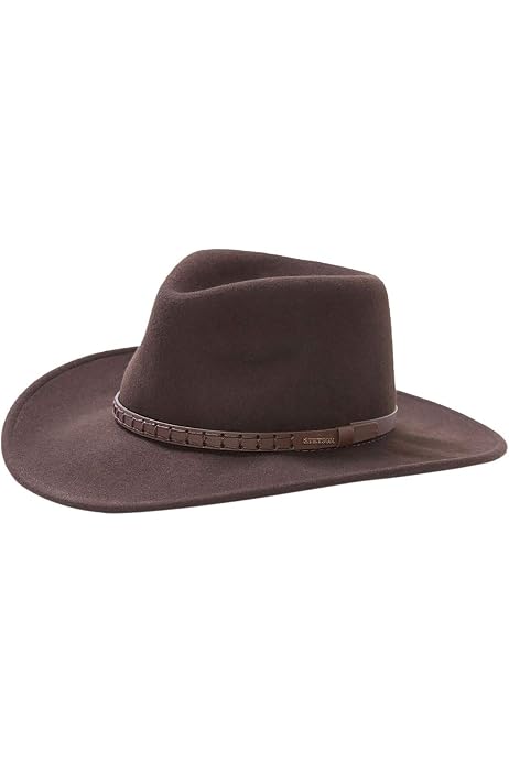 Stetson Black Hawk Wool Felt Western 