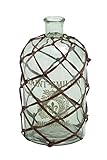 Deco 79 Glass Bottle Vase, 6 by 10-Inch [並行輸入品]