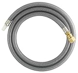 LDR 501 6300 Exquisite Replacement Side Sprayer Sink Hose with Universal Fit Adapter, 48-Inch [並行輸入品