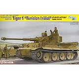 プラッツ 1/35 第二次世界大戦 ドイツ軍 ティーガーI 極初期生産型 ドイツアフリカ軍団 第501重戦車大隊 第1中隊 1942/43 チュニジア プラモデル DR6608