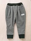 F.O.KIDS (エフオーキッズ) ベビー サルエル チェック パンツ 赤ちゃん ベビー服 子供服 男の子 女の子 ユニセックス ズボン 90㎝ グレー