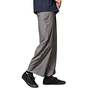 (ベストマート)BestMart エステル 選べる ロング ガウチョ ワイド パンツ メンズ ボトムス スラックス ゆっ…