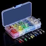 Geekcreit 375Pcs 3Mm 5Mm Led Light Emitting Diode Beads