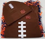 オーバーンTigers Baby OnesieとFootballサッカー帽子ギフトセット