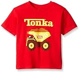 Tonka Boys '半袖Tシャツシャツ カラー: レッド